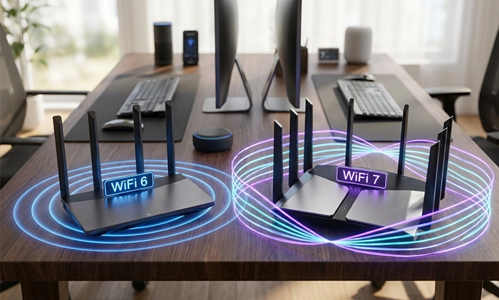 تفاوت‌های کلیدی WiFi6 و WiFi7